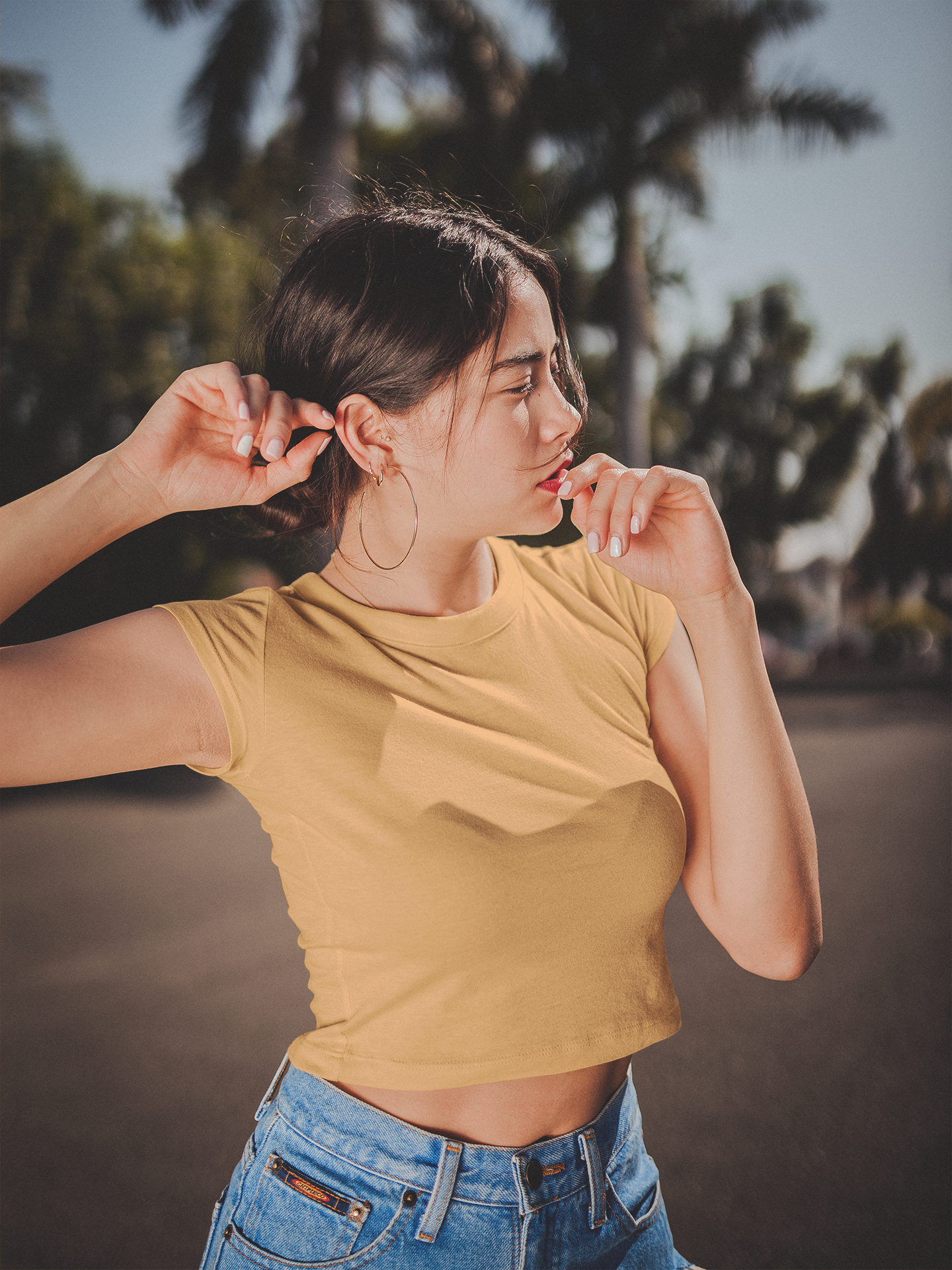 Plain crop online tops bulk