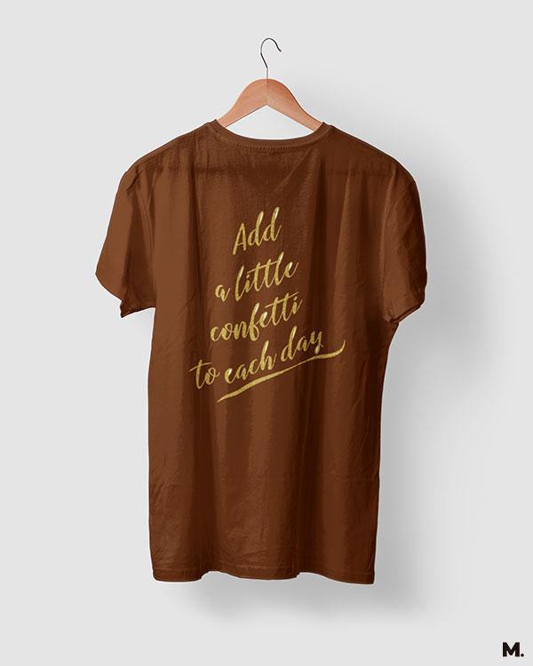 printed t shirts - Add a little confetti - MUSELOT