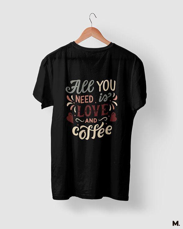 printed t shirts - Love and coffee - MUSELOT