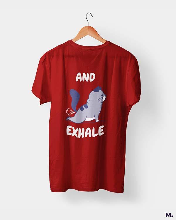 printed t shirts - And exhale - MUSELOT