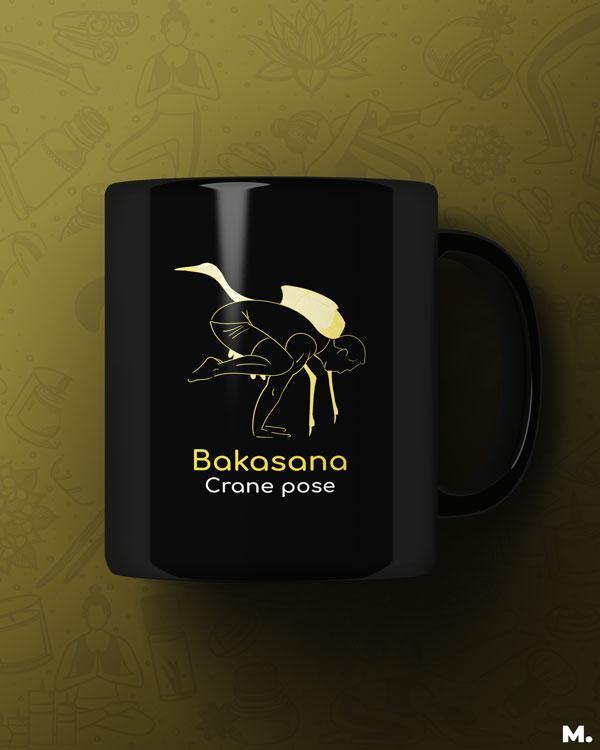 Printed mugs - Bakasana - crane pose - MUSELOT