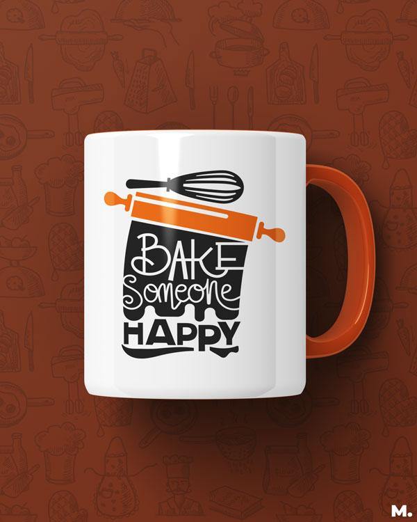 Printed mugs - Bake someone happy - MUSELOT