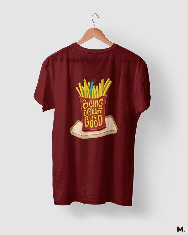 printed t shirts - Being different is good - MUSELOT