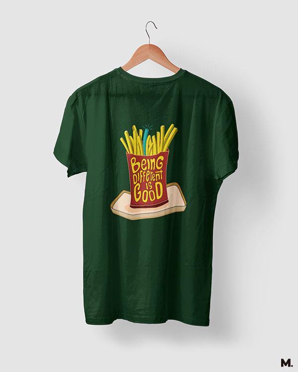 printed t shirts - Being different is good - MUSELOT