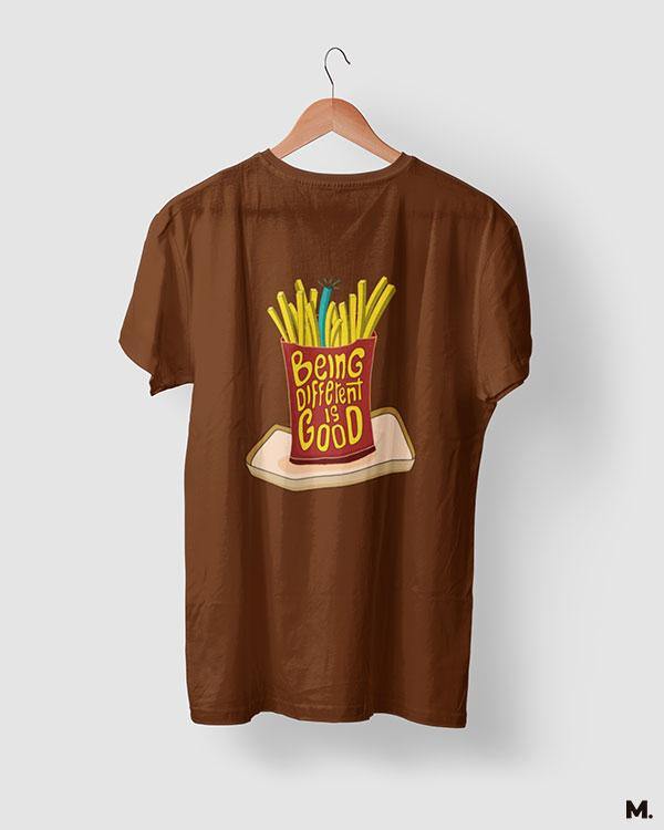 printed t shirts - Being different is good - MUSELOT