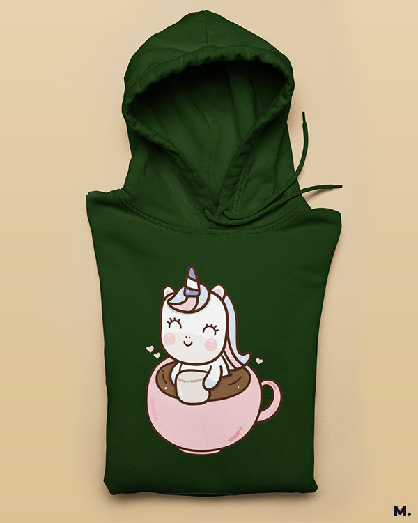 Printed hoodies - Coffee is my unicorn  - MUSELOT