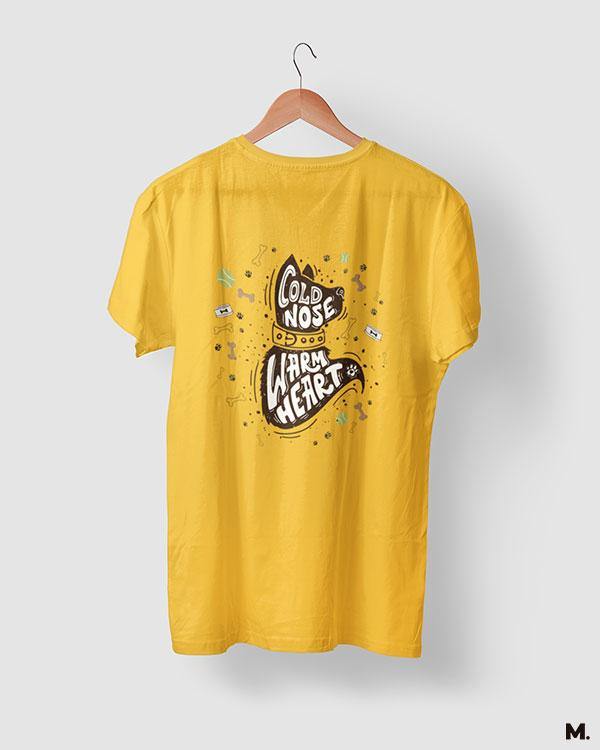 printed t shirts - Cold nose & warm heart - MUSELOT