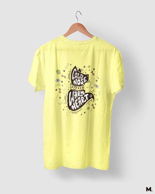 printed t shirts - Cold nose & warm heart - MUSELOT