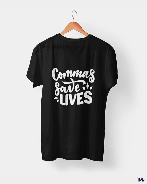 printed t shirts - Commas save lives - MUSELOT