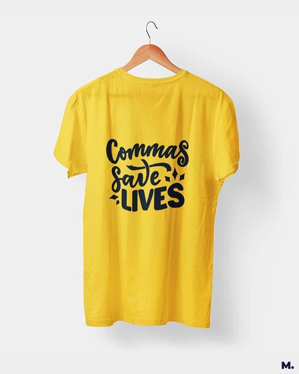 printed t shirts - Commas save lives - MUSELOT