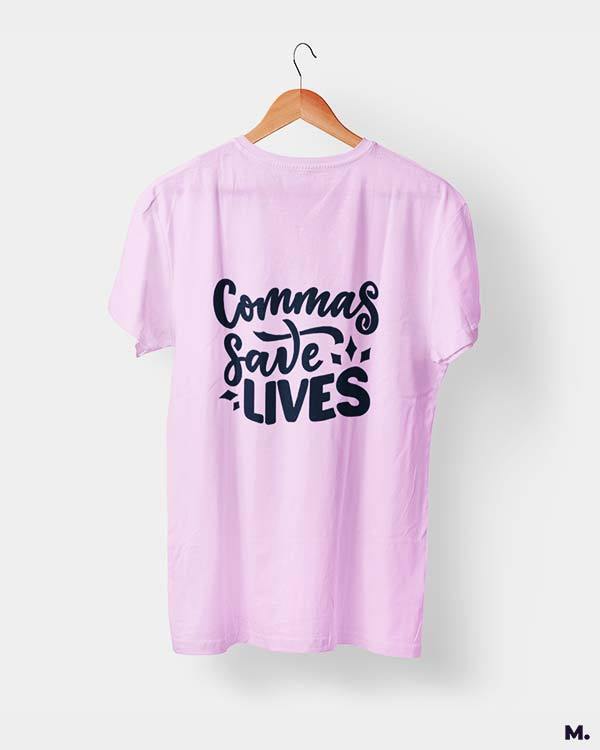 printed t shirts - Commas save lives - MUSELOT