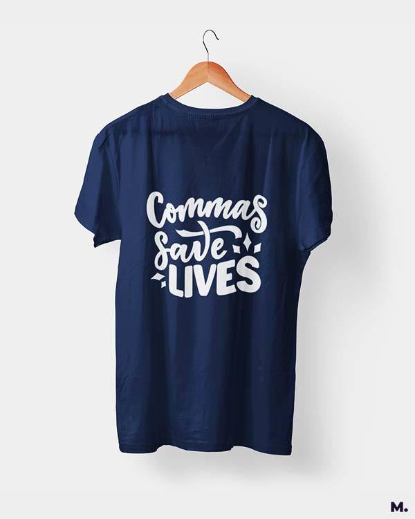printed t shirts - Commas save lives - MUSELOT