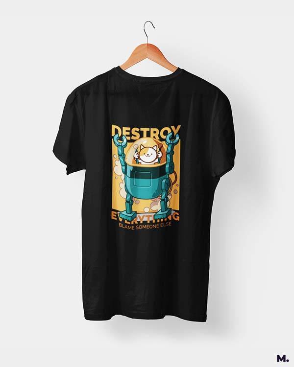 printed t shirts - Destroy everything - MUSELOT