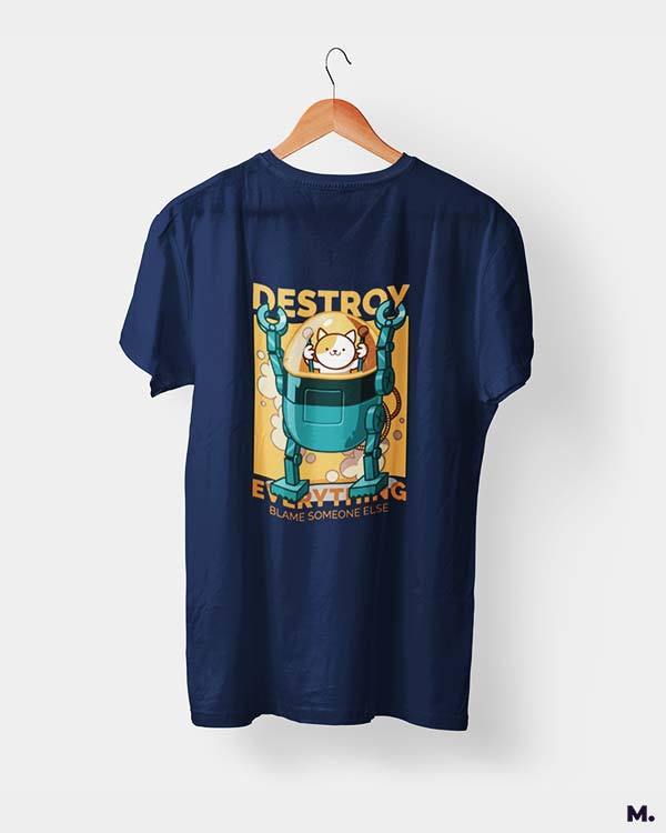 printed t shirts - Destroy everything - MUSELOT