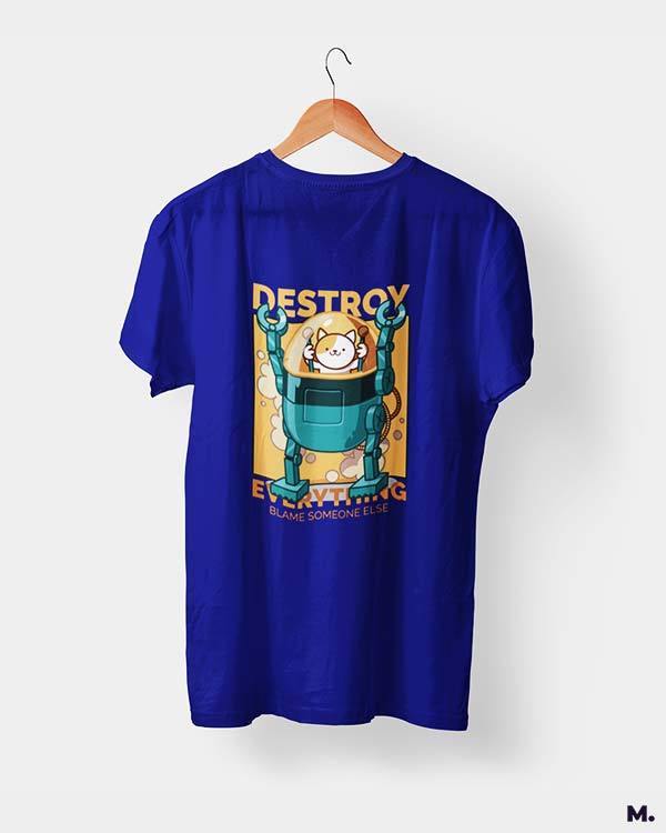 printed t shirts - Destroy everything - MUSELOT