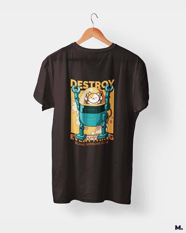 printed t shirts - Destroy everything - MUSELOT
