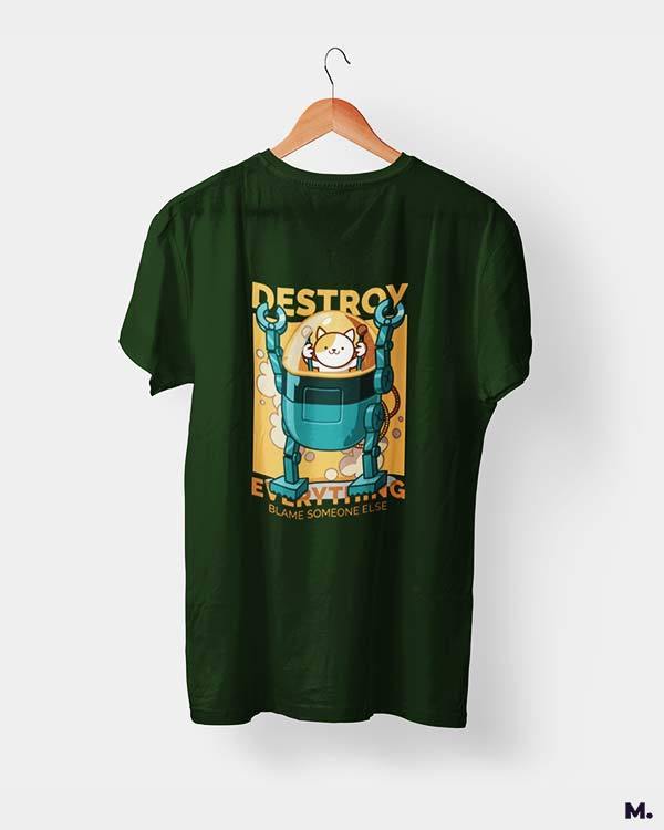 printed t shirts - Destroy everything - MUSELOT