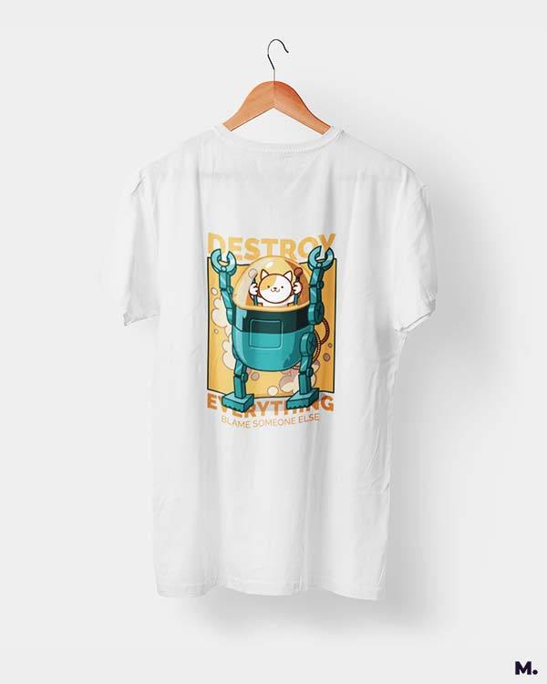 printed t shirts - Destroy everything - MUSELOT
