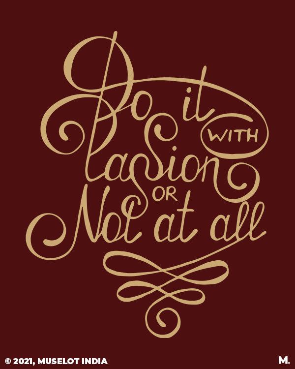 Printed notebooks - Do it with passion - MUSELOT