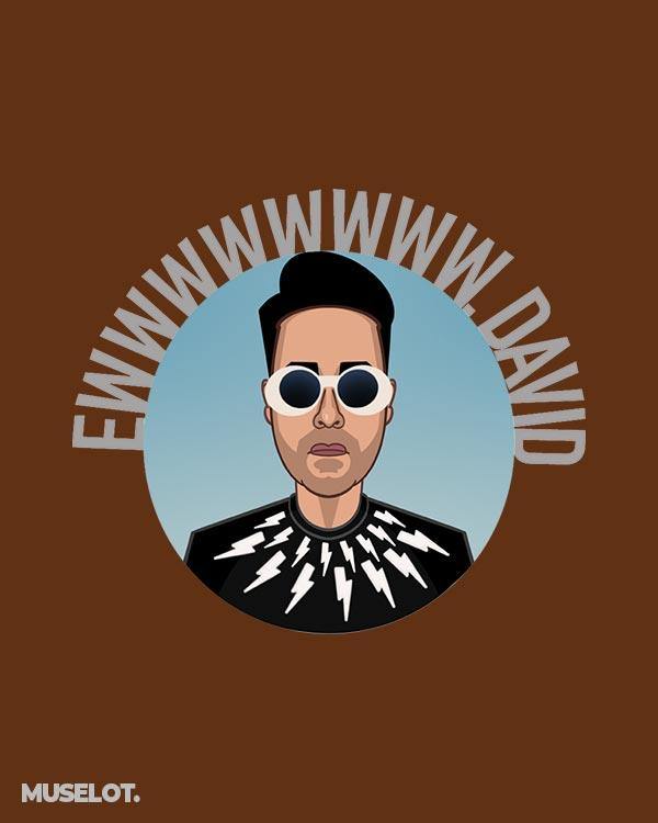 printed t shirts - Ew david printed t shirts - MUSELOT