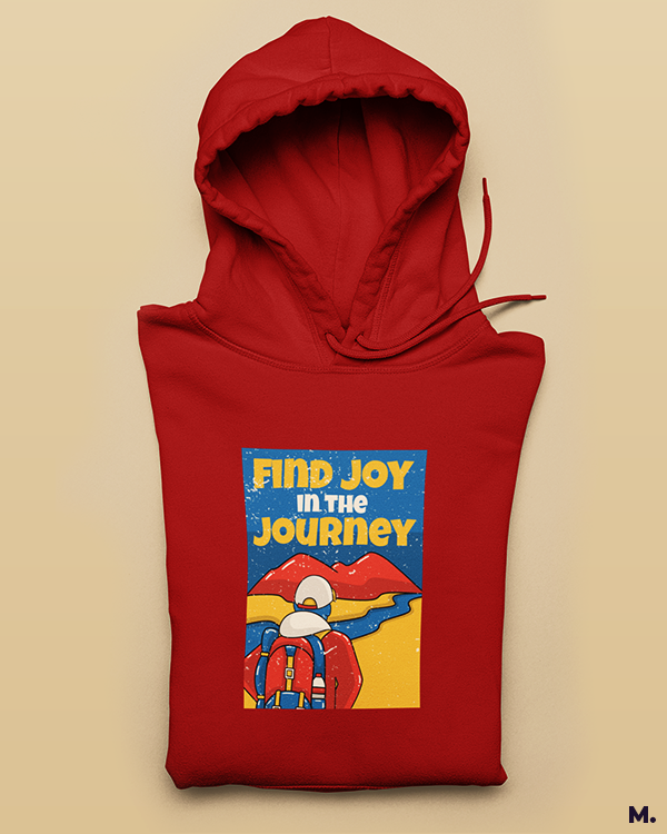 Printed hoodies - Find joy in the journey - MUSELOT