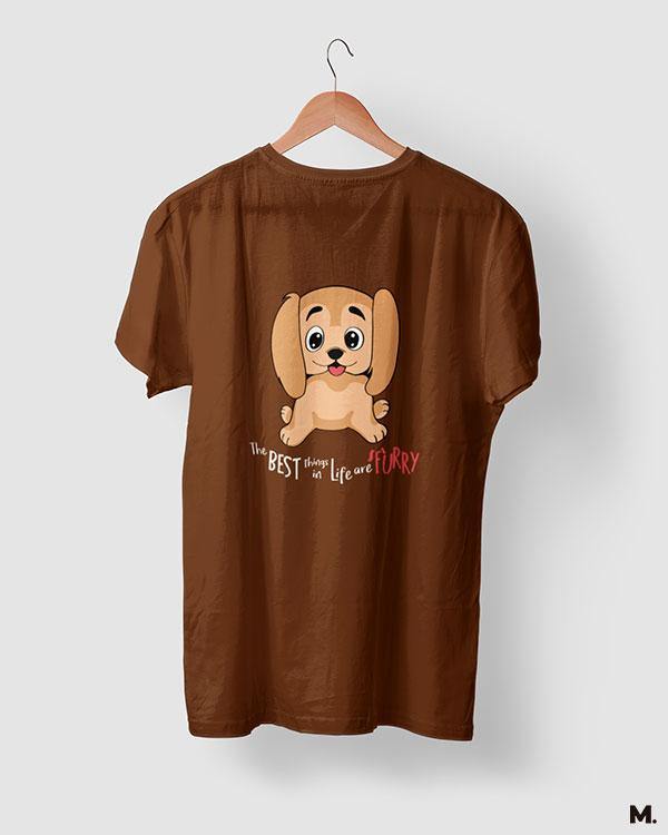 printed t shirts - Furry pals are the best - MUSELOT
