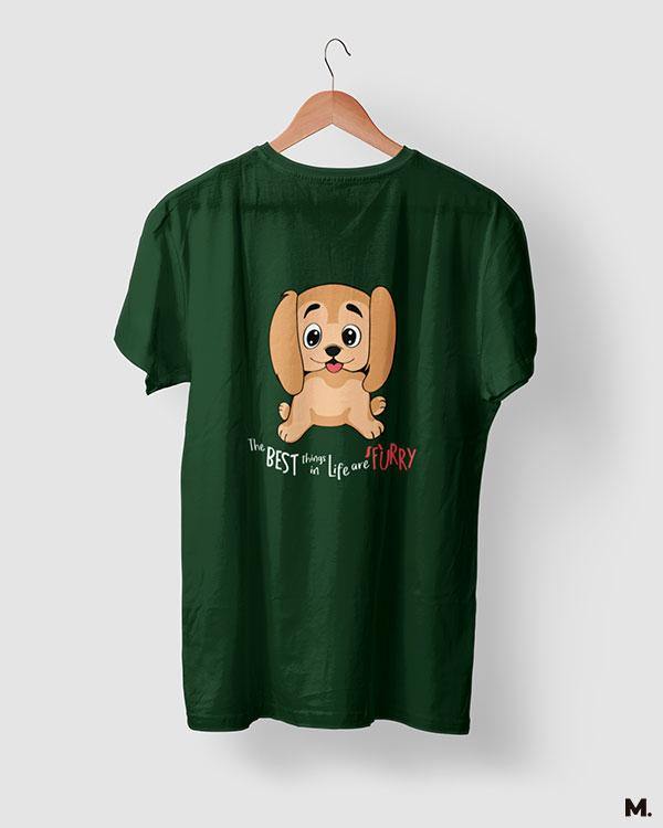 printed t shirts - Furry pals are the best - MUSELOT