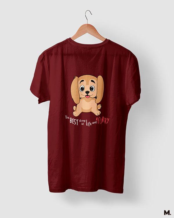 printed t shirts - Furry pals are the best - MUSELOT