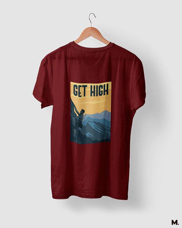 printed t shirts - Get high - MUSELOT