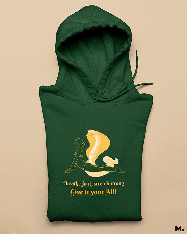 Printed hoodies - Give it your all - MUSELOT