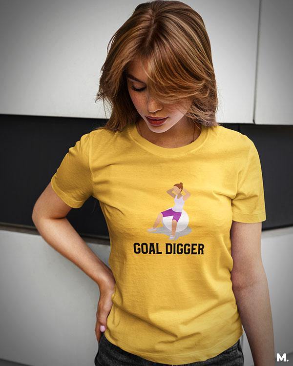 printed t shirts - Goal digger - MUSELOT