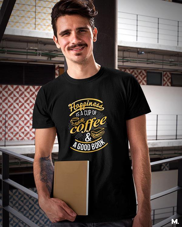 printed t shirts - Coffee and good books - MUSELOT
