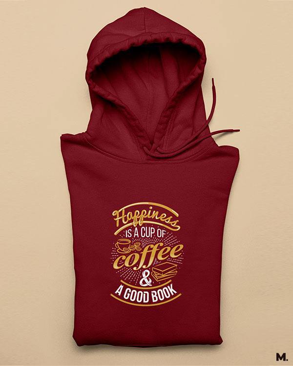 Printed hoodies - Coffee and good books - MUSELOT