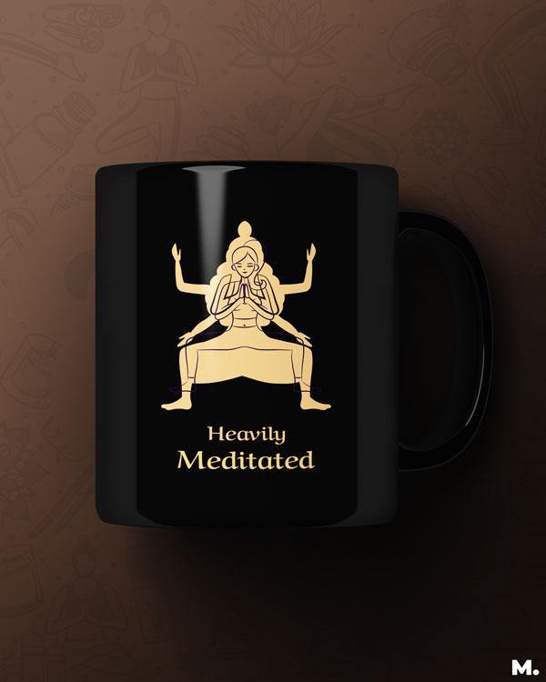Printed mugs - Heavily meditated - MUSELOT