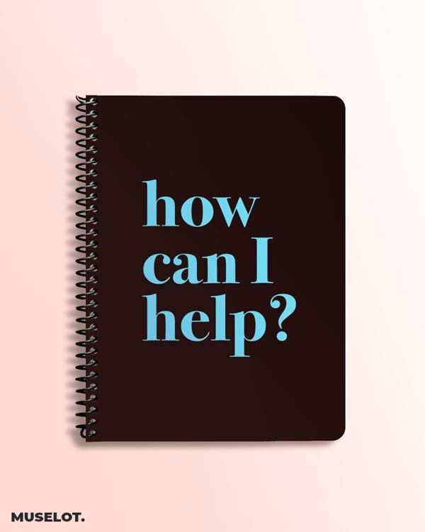 Printed notebooks - How can i help? - MUSELOT
