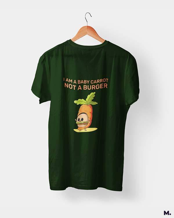printed t shirts - Baby carrot, not a burger - MUSELOT
