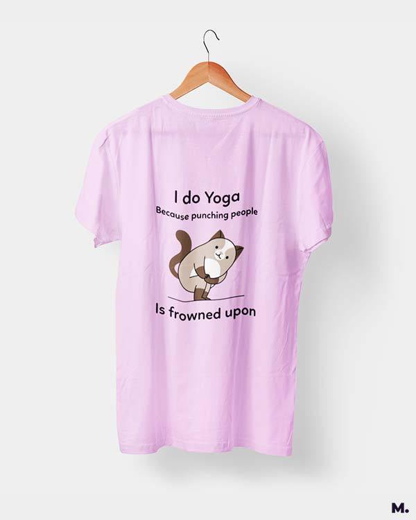printed t shirts - Do yoga to avoid punching - MUSELOT