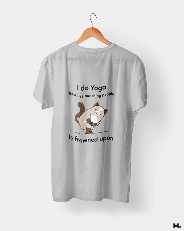 printed t shirts - Do yoga to avoid punching - MUSELOT
