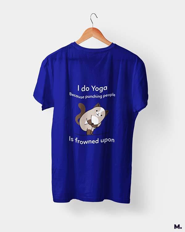 printed t shirts - Do yoga to avoid punching - MUSELOT