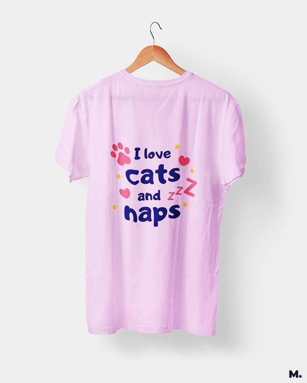 printed t shirts - I love cats and naps - MUSELOT