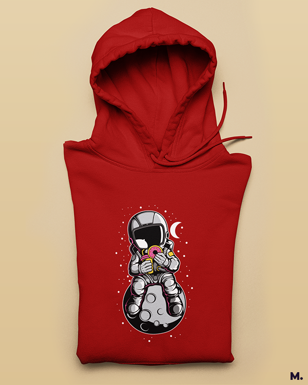 Love donuts to the space & back printed hoodies