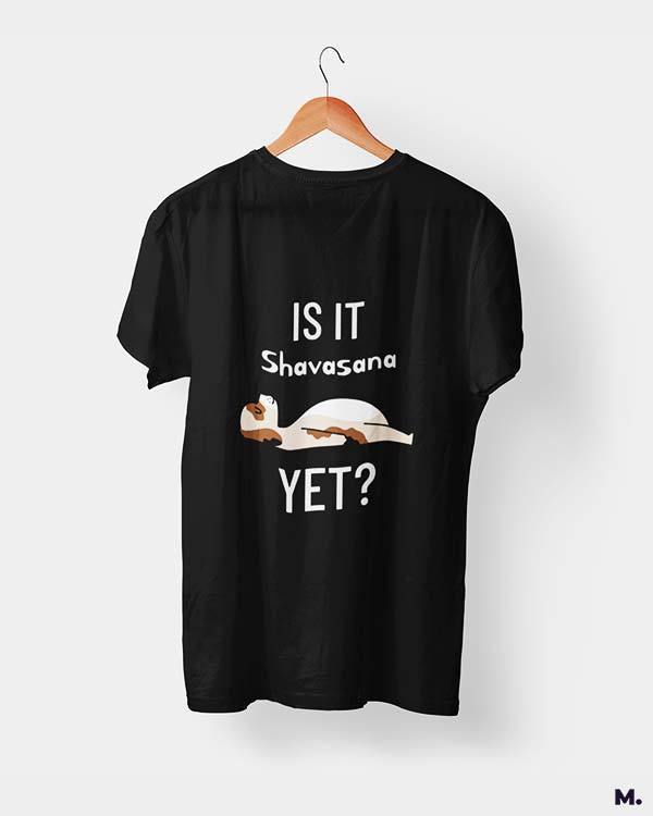 printed t shirts - Is it shavasana yet? - MUSELOT