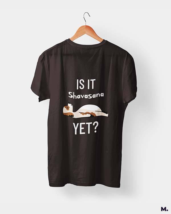 printed t shirts - Is it shavasana yet? - MUSELOT