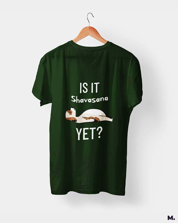printed t shirts - Is it shavasana yet? - MUSELOT