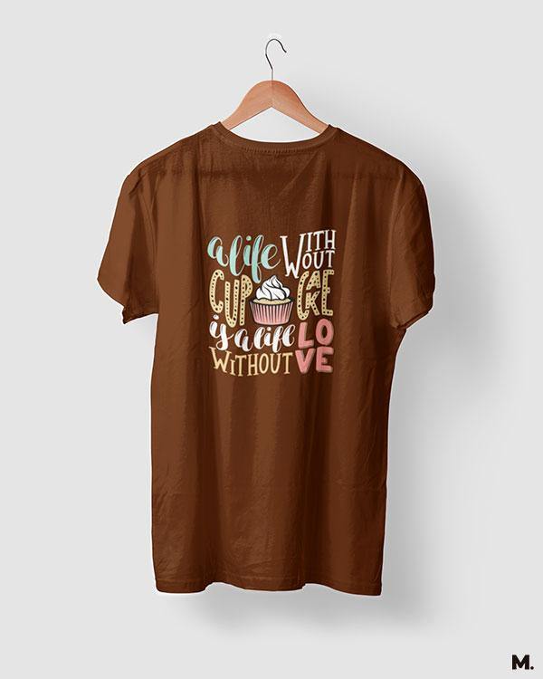 printed t shirts - Cupcakes are love - MUSELOT