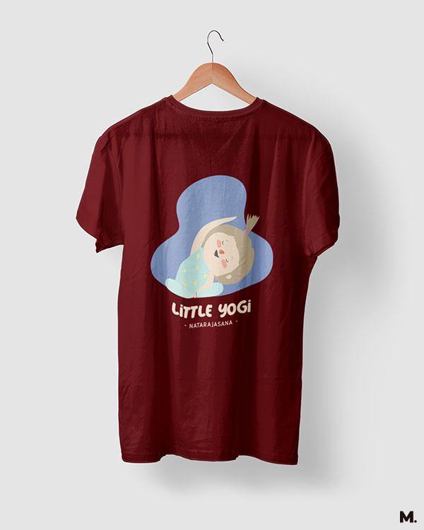 printed t shirts - Little yogi natarajasana - MUSELOT