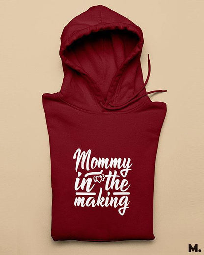 Printed hoodies - Mommy in the making  - MUSELOT