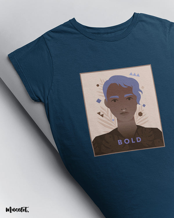 Bold printed t shirts for lgbtq and queer pride