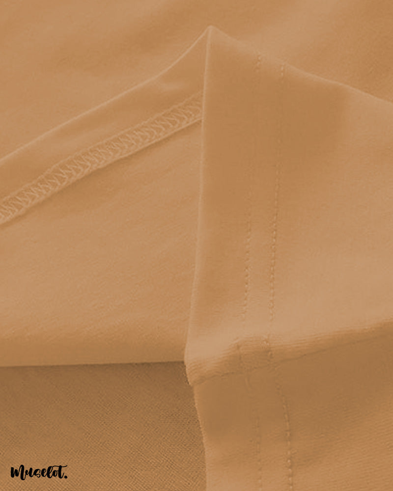 Muselot's mustard yellow tshirt fabric