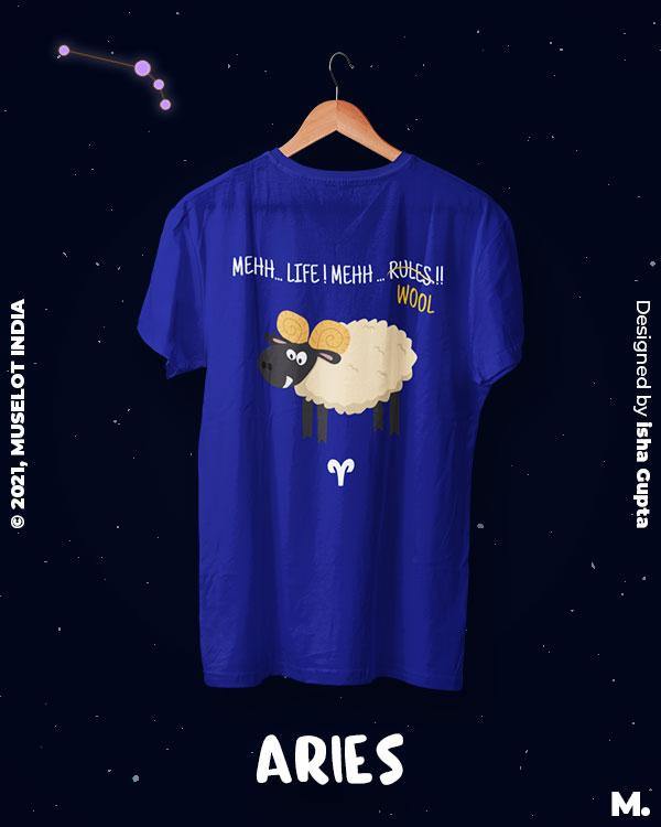 printed t shirts - The independent Aries - MUSELOT